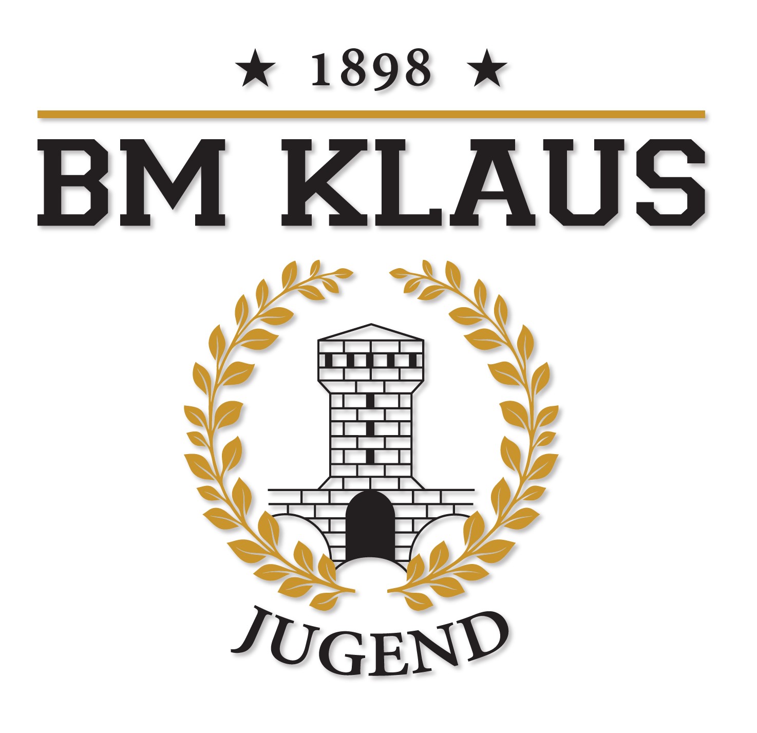 BM Klaus Logo 2025 White